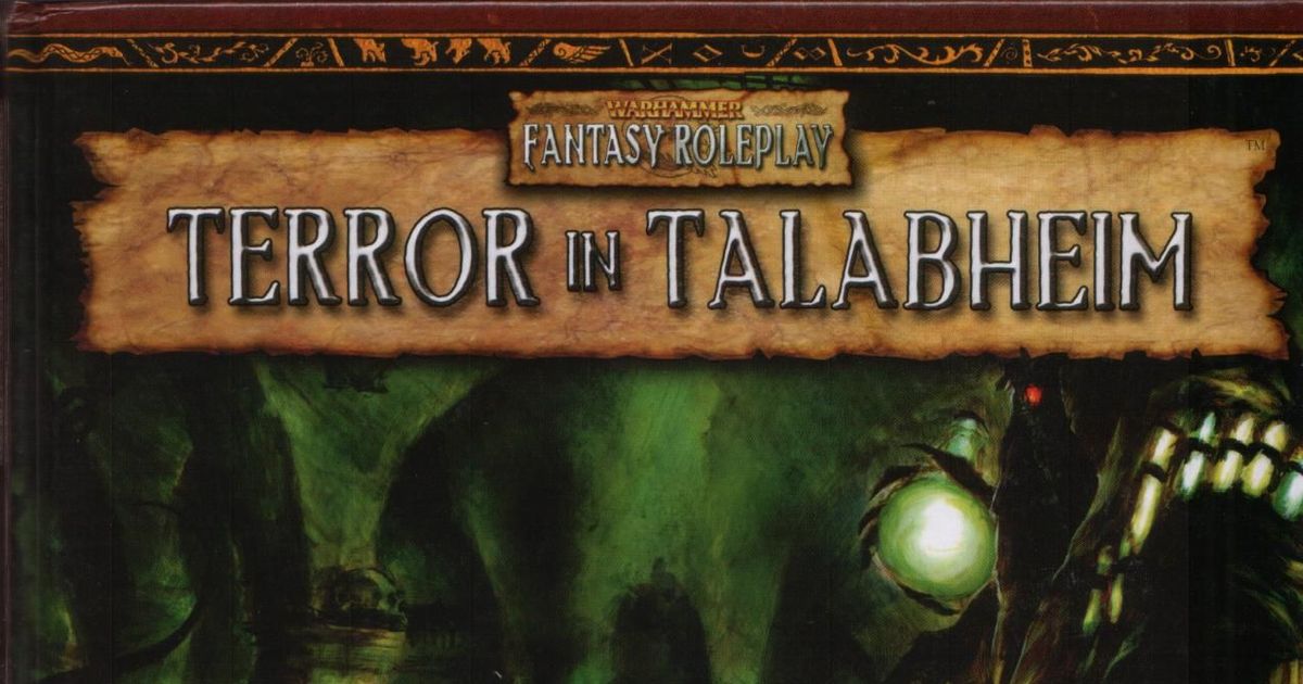 Terror in Talabheim 英語版 TRPG