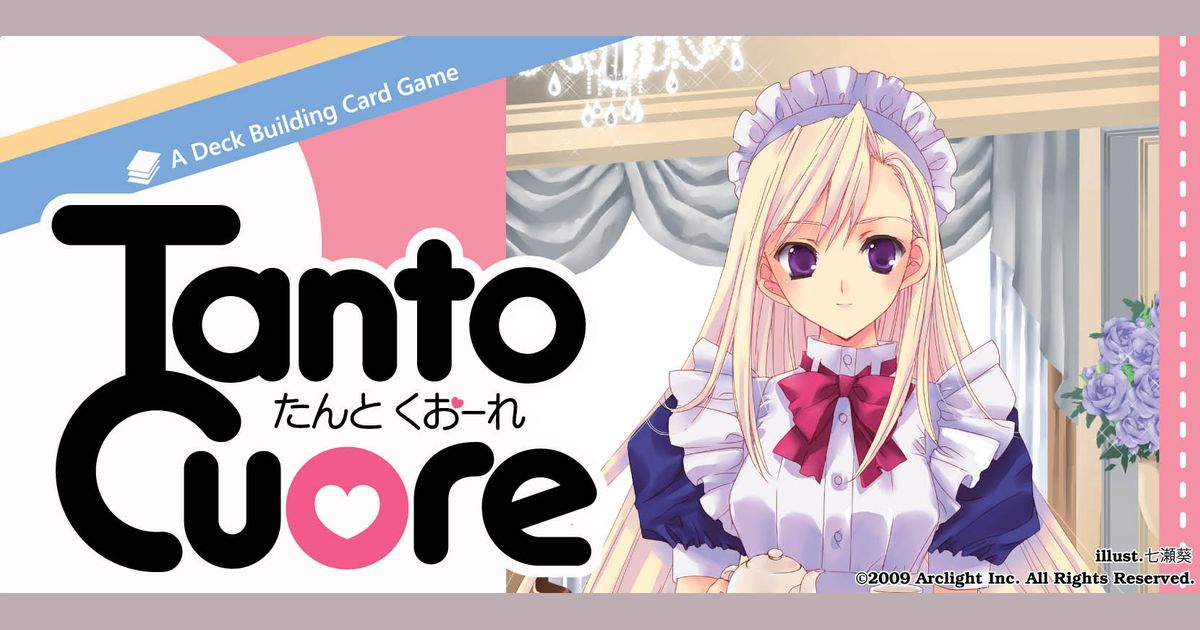 Japanime Games Tanto Cuore Deck Building Card Game English Version