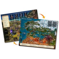 Arena: The Contest – Tanares Adventures: Two Game Boards (City/World Phase)