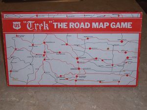 "Trek" The Road Map Game