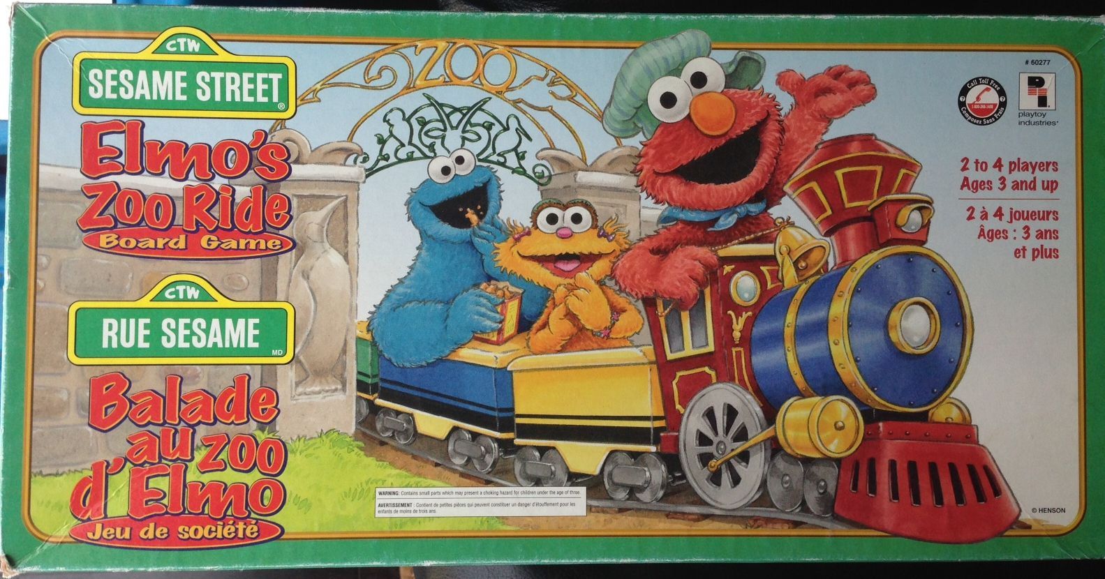 Elmo's Zoo Ride box art