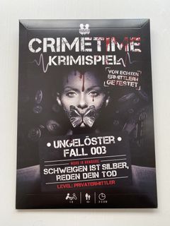 Crimetime: Fall 003 – Schweigen ist Silber, reden der Tod