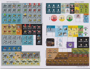 GMT Games 2025 Replacement Countersheet