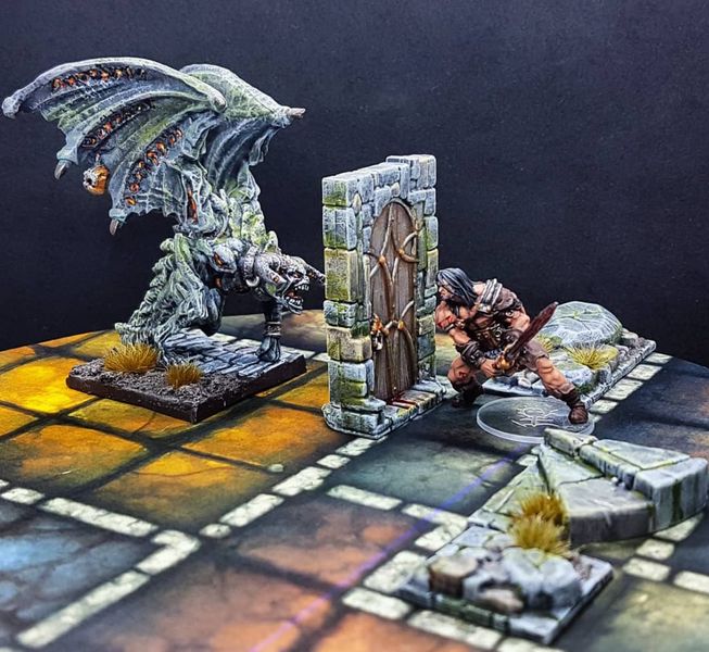 Beyond the door lies a surprise, barbarian...