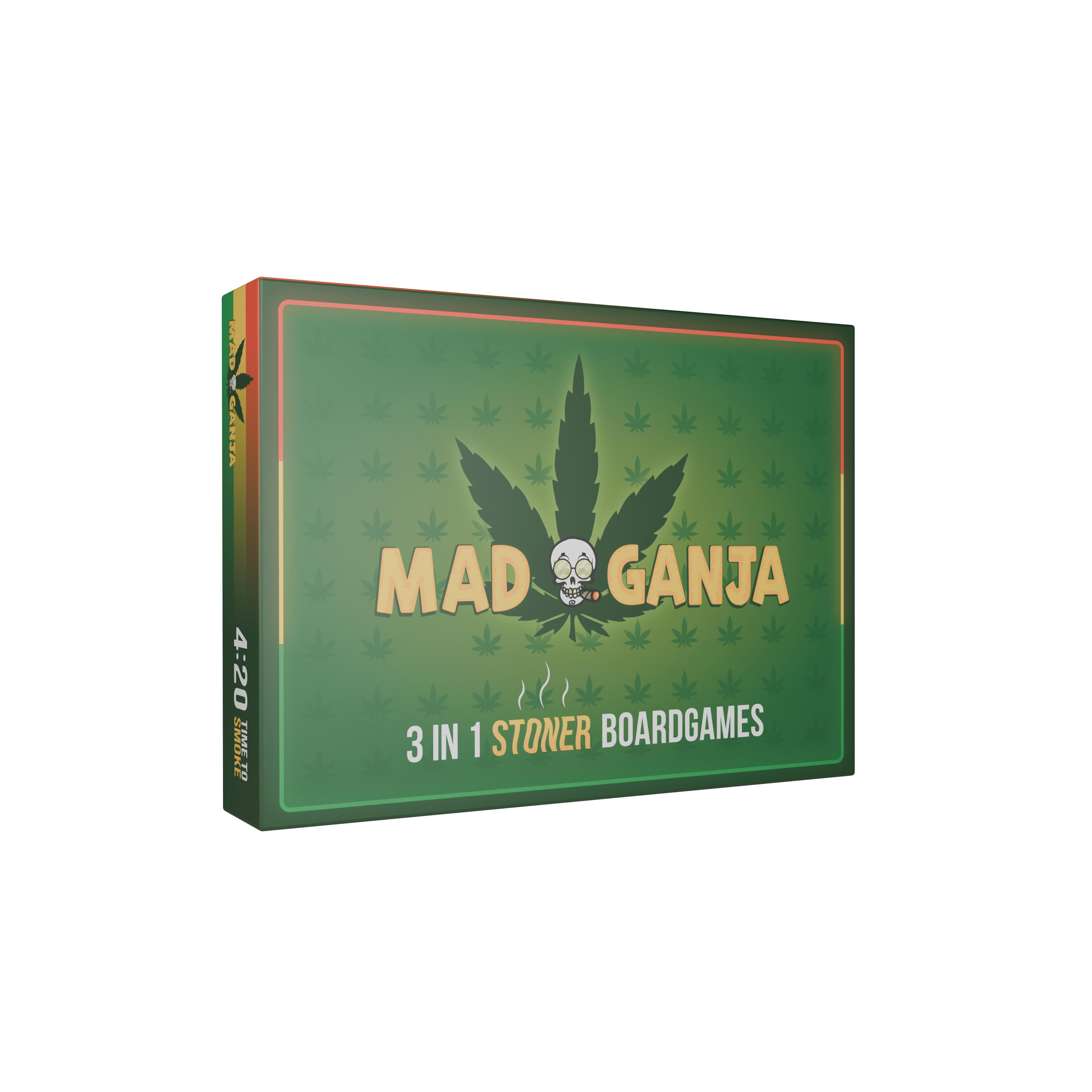 Cover art for MadGanja: 3 in 1 Weed Board Game