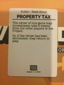 We're Doomed!: Property Tax Promo Card
