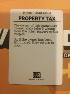 We're Doomed!: Property Tax Promo Card