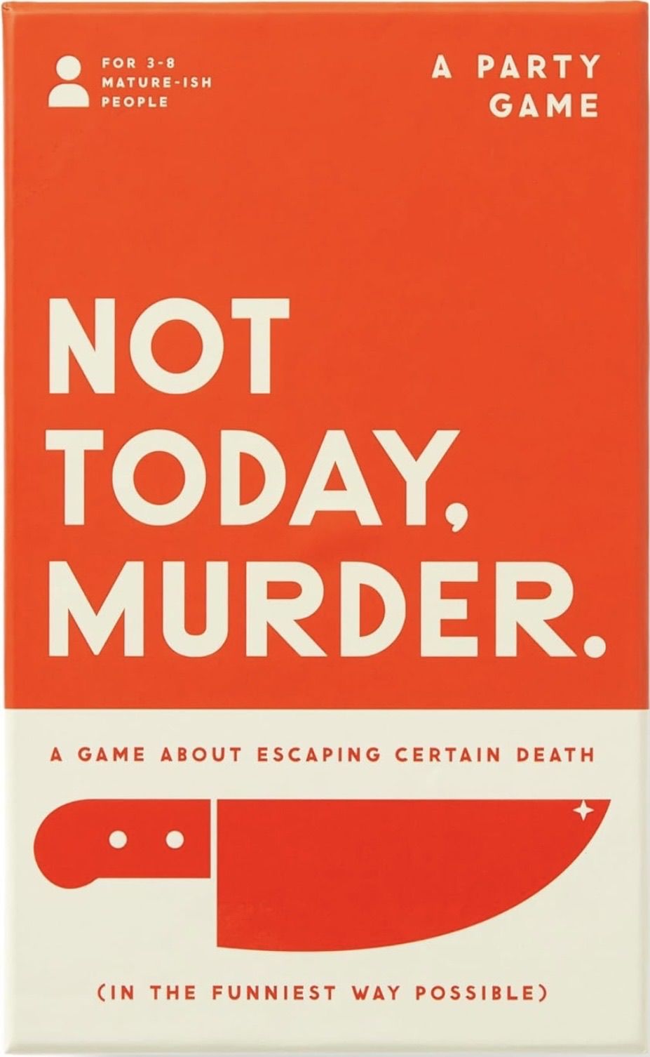 Cover art for Not Today, Murder.