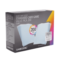 Standard Card Game Clear – Value Pack 200: 66x91mm