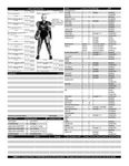 RPG Item: deadEarth Character Sheet