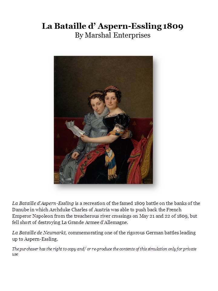 La Bataille d'Aspern-Essling 1809 cover art