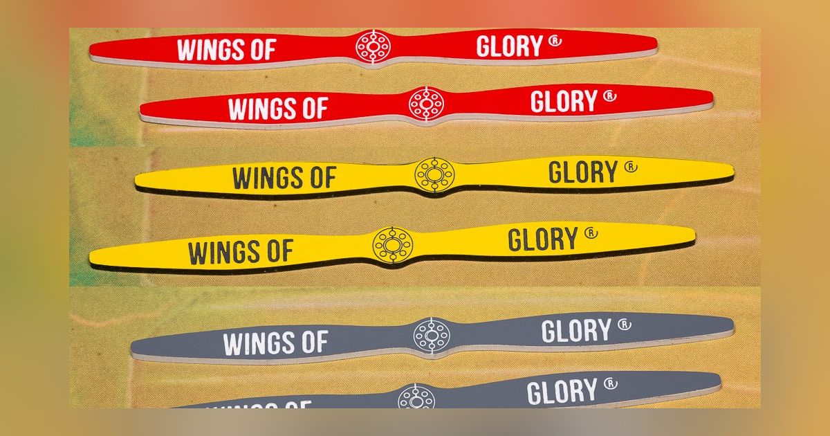 Wings of Glory: ACE Prop Rulers | Board Game Accessory | BoardGameGeek