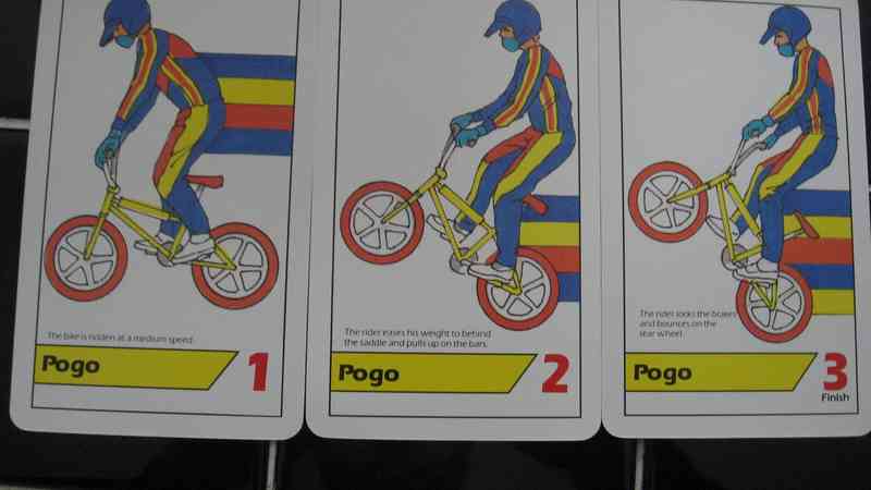 Raleigh Burner Freestyle BMX Card Game