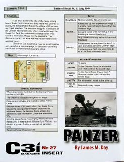 Panzer (Second Edition): C3i #27 Scenarios