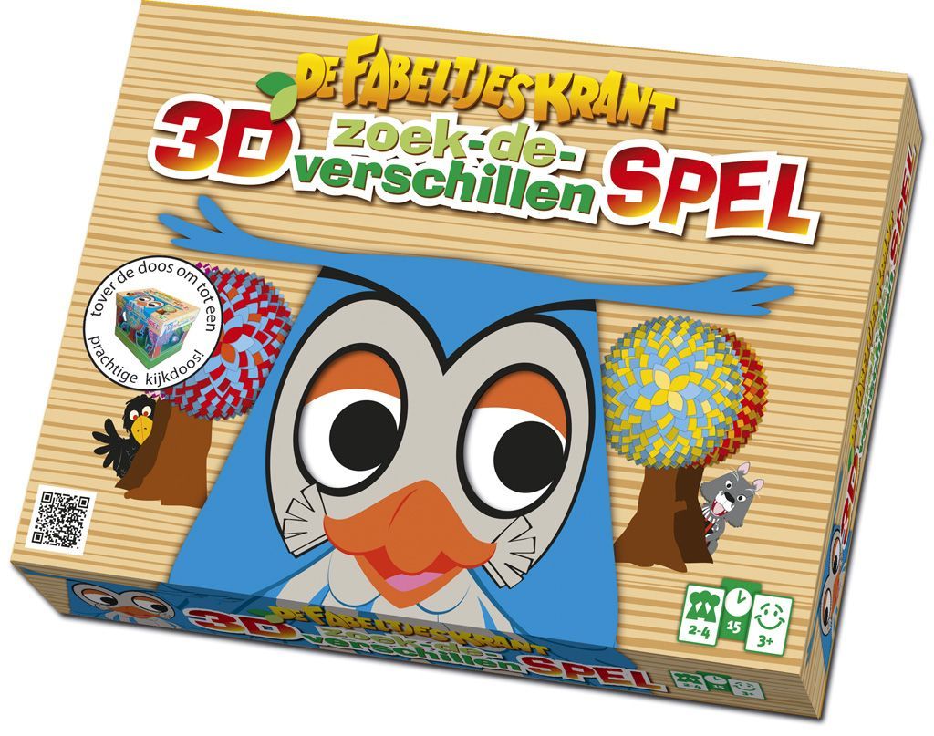 De Fabeltjeskrant 3D zoek-de-verschillen spel