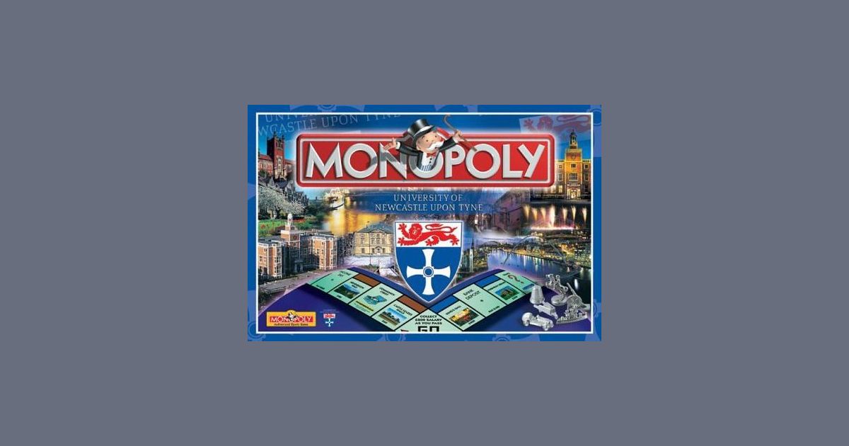 Monopoly University of Newcastle Upon Tyne Board Game BoardGameGeek