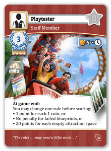 Unfair: Playtester Promo Card