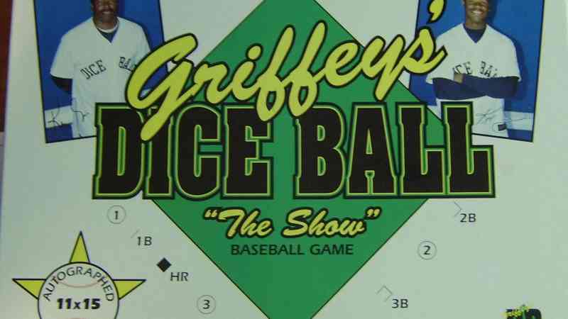 Griffeys' Dice Ball "The show" Baseball Game
