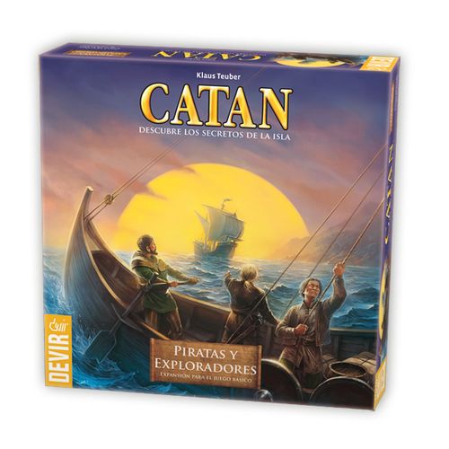 Caja del juego Catan Piratas y Exploradores