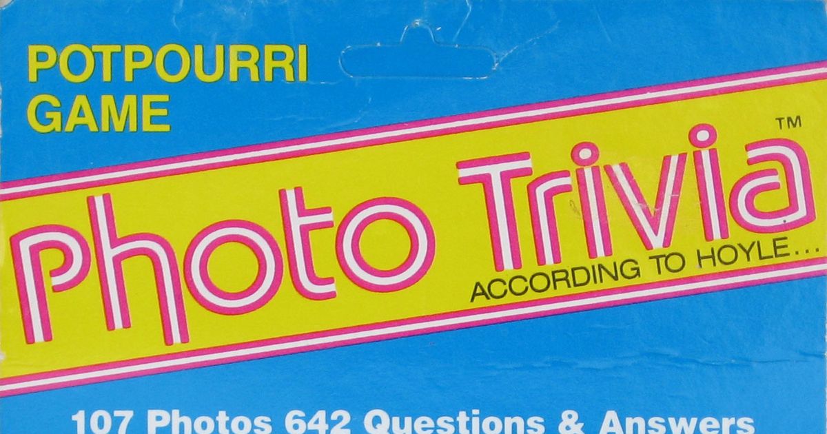 Photo Trivia Potpourri Game Board Game BoardGameGeek