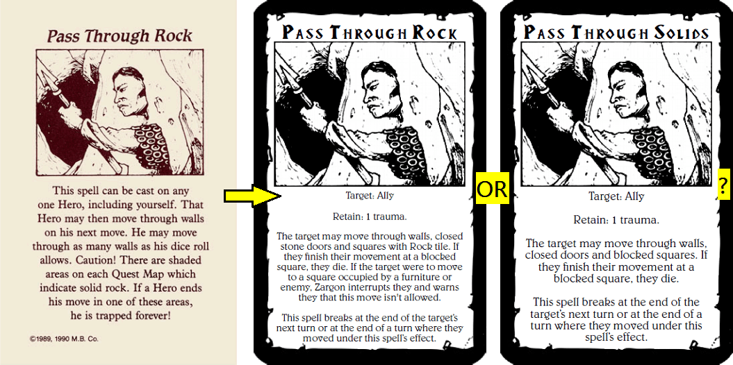 Pass Through Rock | HeroQuest