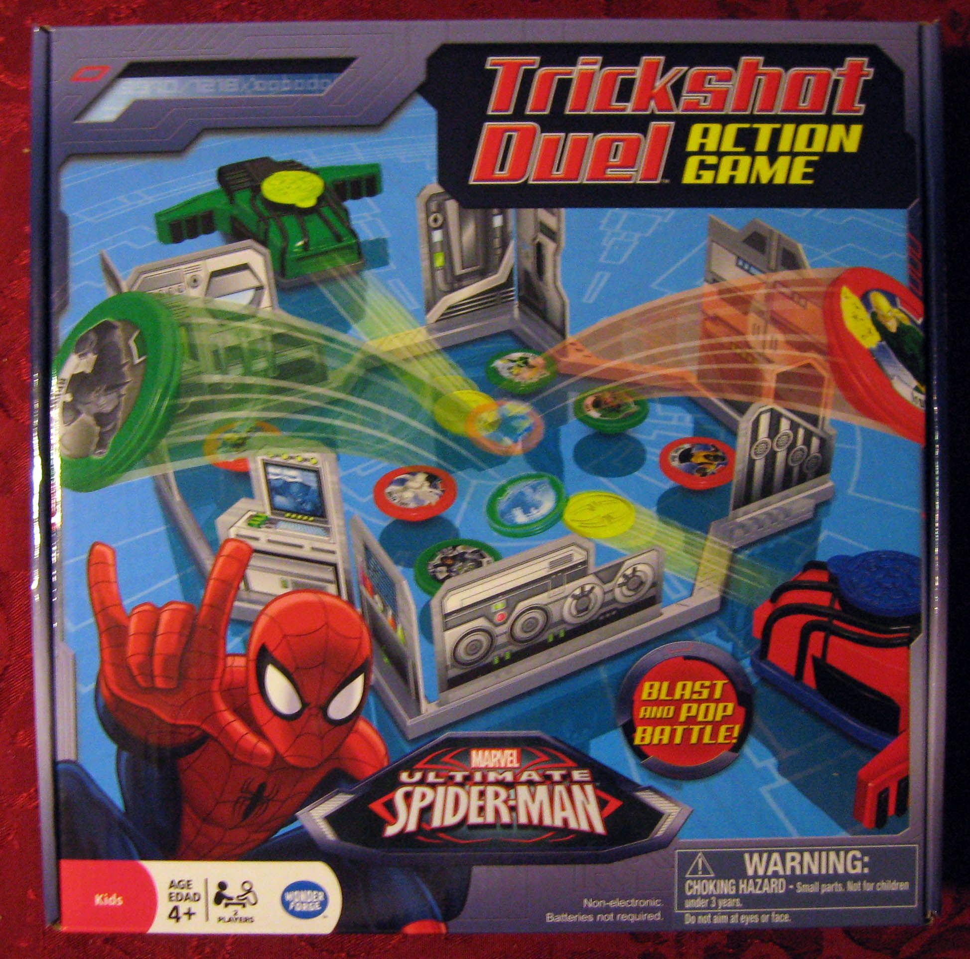 Marvel Ultimate Spider-Man Trickshot Duel Action Game cover art