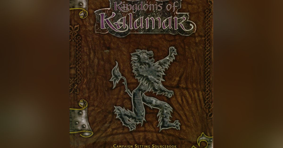 Kingdoms of Kalamar Campaign Setting Sourcebook | RPG Item | RPGGeek