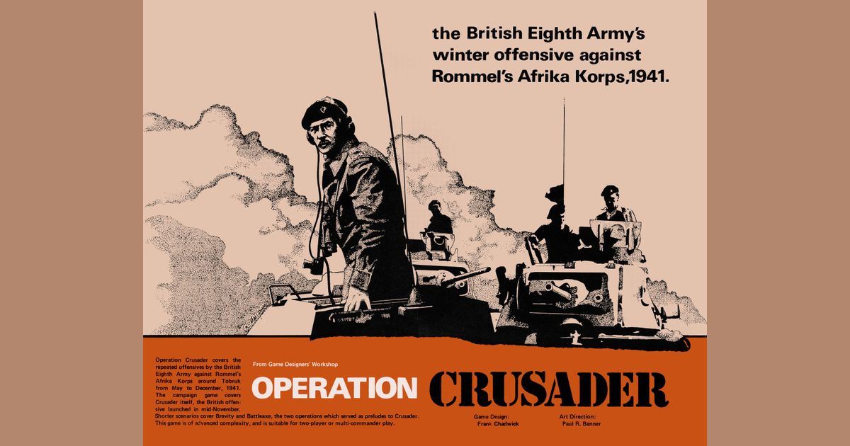 Operation Crusader Rules, charts, & Scenarios needed | Operation Crusader