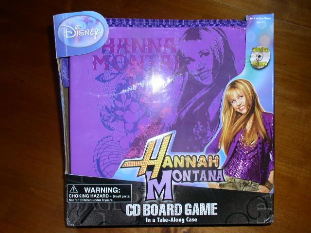 Hannah Montana CD Board Game box art