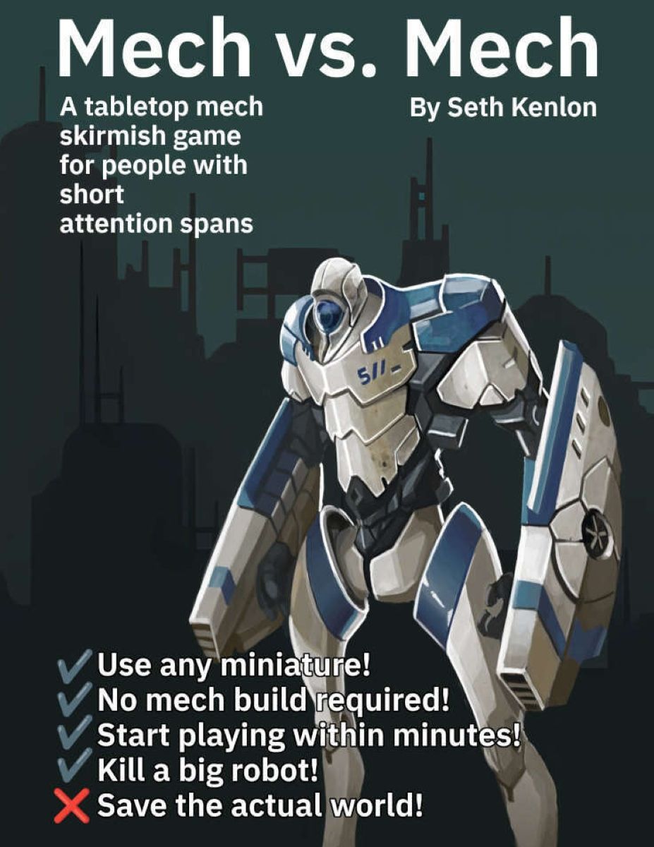 Cover art for Mech vs. Mech: A tabletop mech skirmish game for people with short attention spans