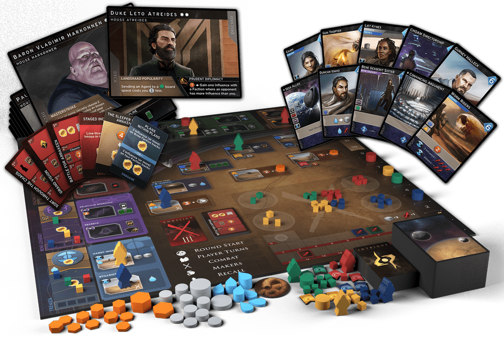 Dune: Imperium, Dire Wolf — components (image provided by the publisher) — Photo by W Eric Martin on BoardGameGeek