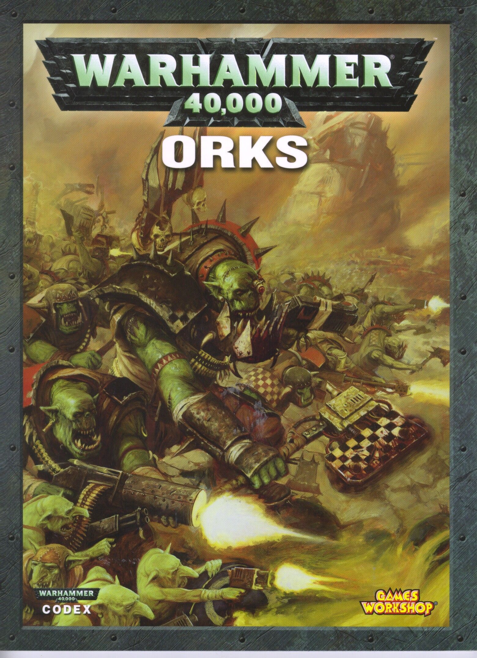 Coperta Warhammer 40,000 (Fourth Edition): Codex – Orks
