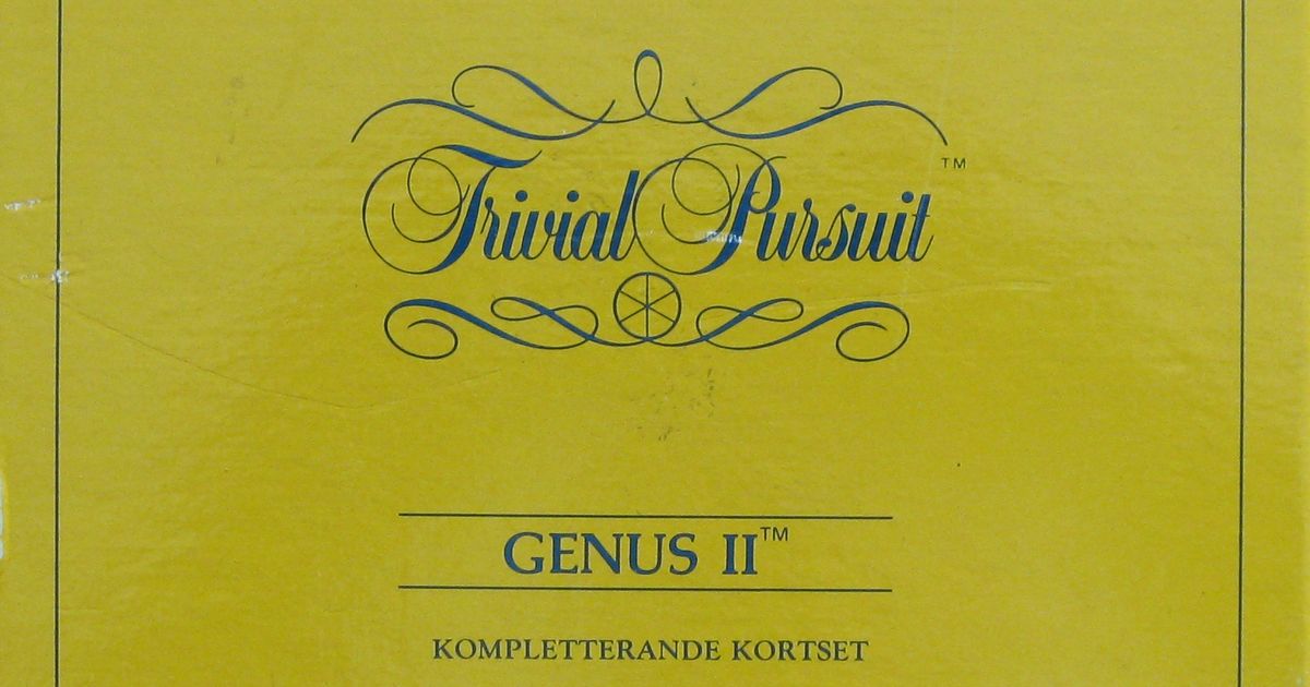 Trivial Pursuit: Genus Edition, Board Game