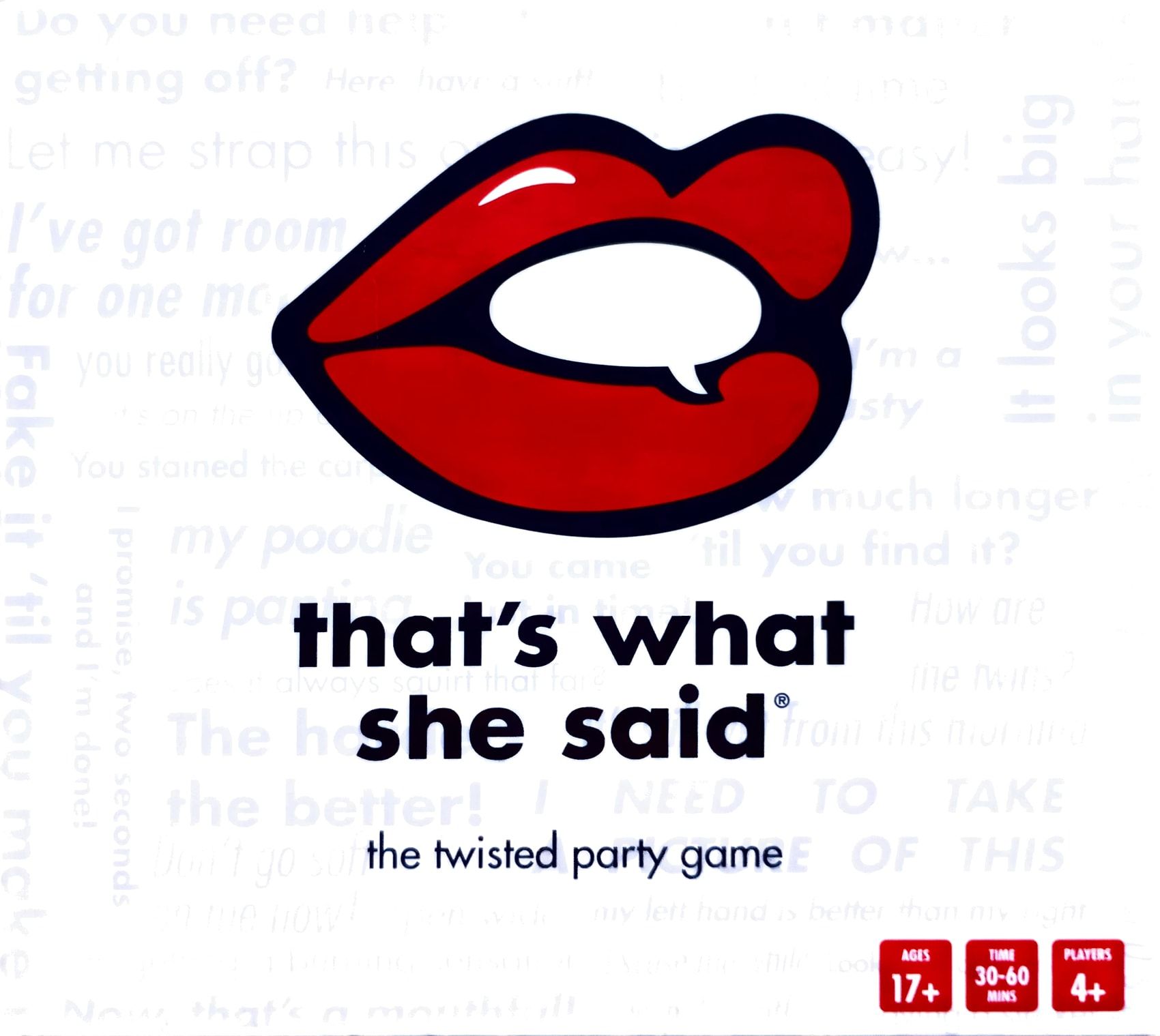 That's What She Said Game cover