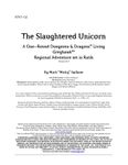 RPG Item: RTK7-02: The Slaughtered Unicorn