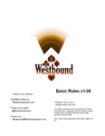 RPG Item: Westbound Basic Rules