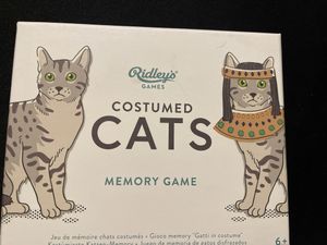 Costumed Cats Memory Game
