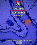 RPG Item: Tehox Maps Rocky Canyon (Night Version)