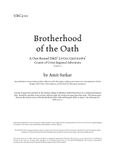 RPG Item: URC3-01: Brotherhood of the Oath
