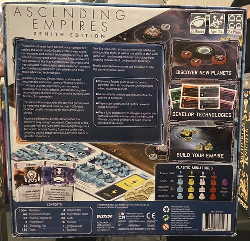Board Game: Ascending Empires: Zenith Edition