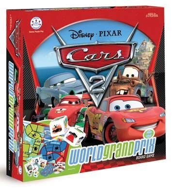 Cars 2 World Grand Prix Board Game cover