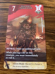 Pathfinder Dice Conquest: Shadern Immolator Promo Card