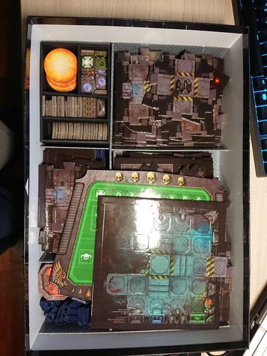 Feldherr Inserti In Schiuma Per Space Hulk (Solo Schiuma) – Vassoi E Topper Per Miniature E Cartone, Dimensioni 415x280x94 Mm