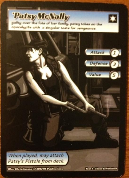 Coperta ApocalypZe Card Game: Patsy McNally Promo