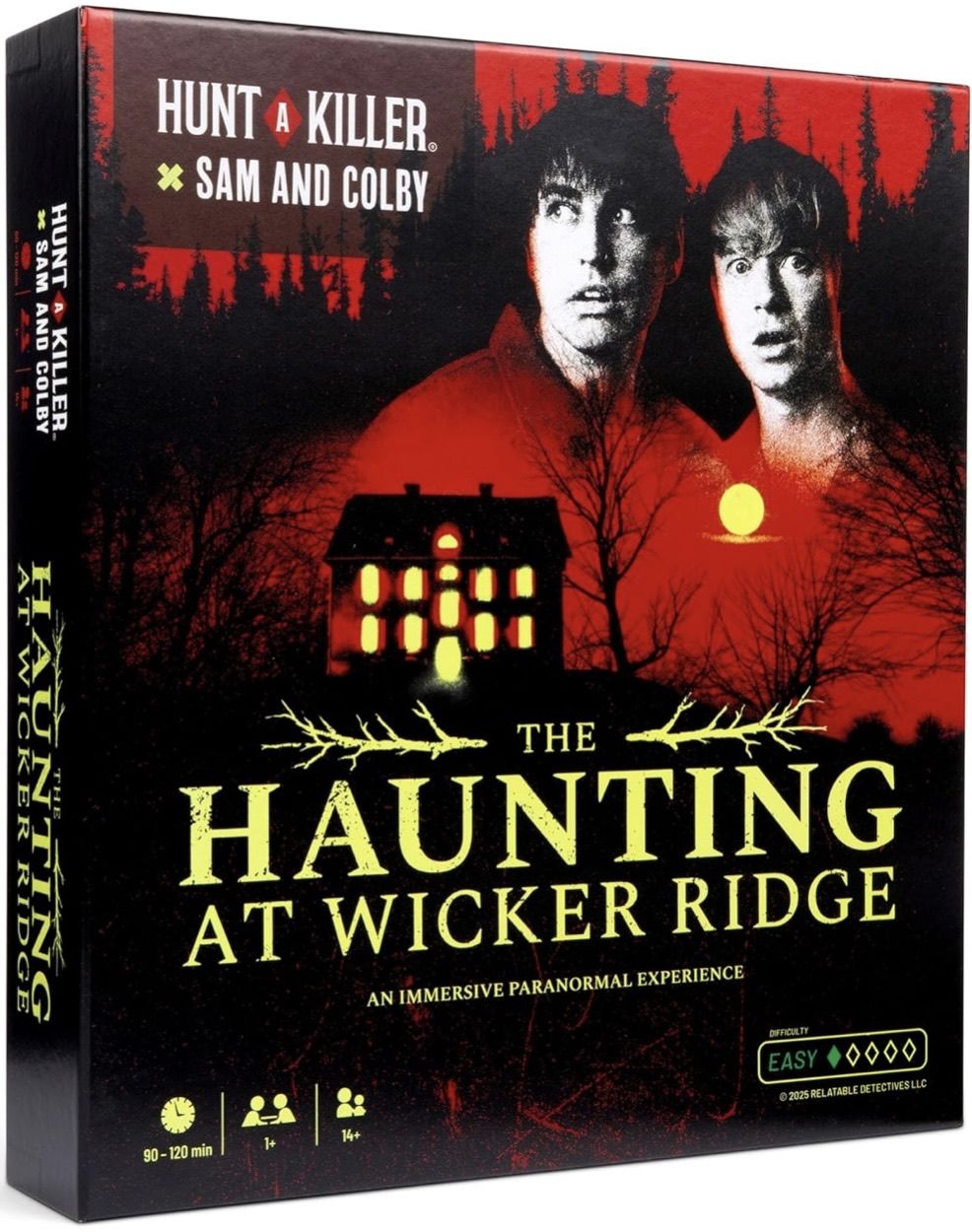 Hunt A Killer x Sam and Colby: The Haunting at Wicker Ridge cover