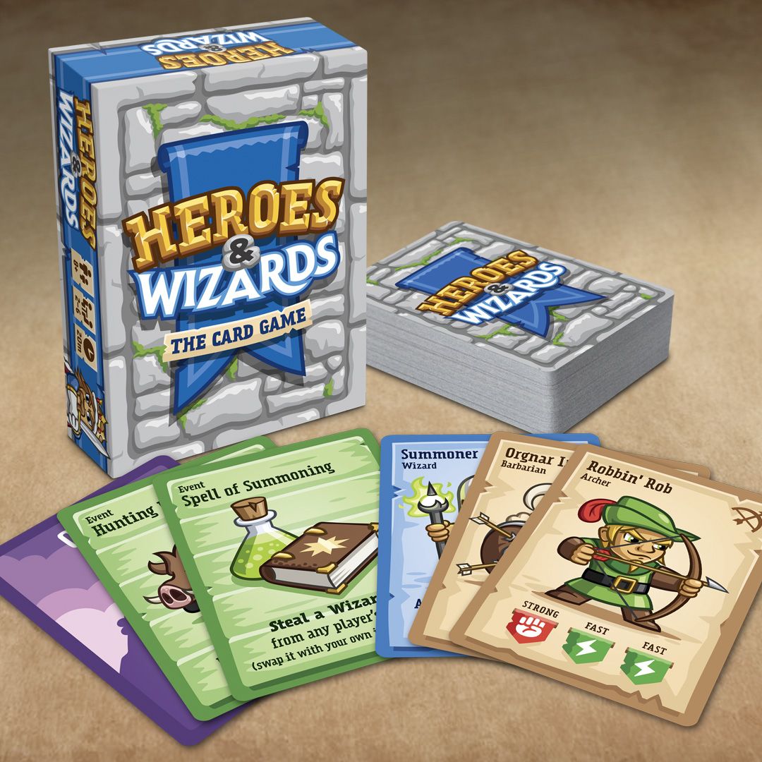 Boîte du jeu Heroes & Wizards