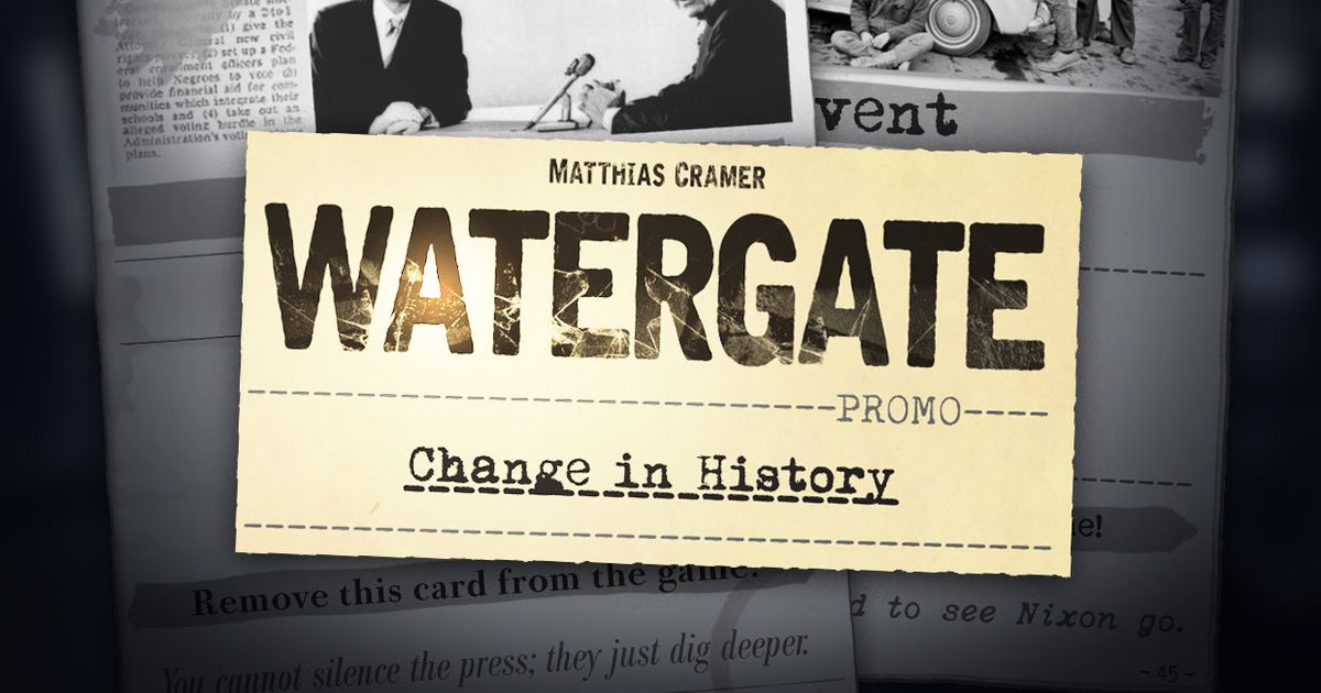 Watergate: Change in History | Board Game | BoardGameGeek