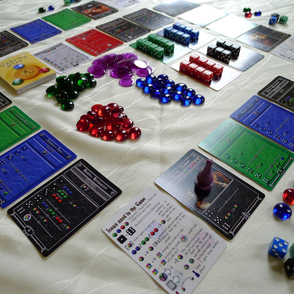 Illustration 1 de The Alchemy Dice - Color changing dice