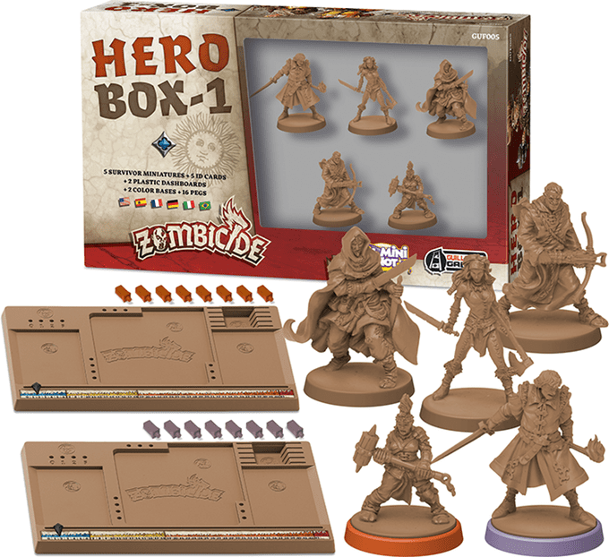 Out of print. ZOMBICIDE BLACK PLAGUE Hero Box 1 Board Game Expansion 