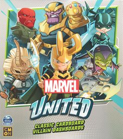 Marvel United: Classic Cardboard Villain Dashboards